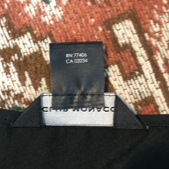 Club Monaco Little Black Slip Dress, Adjustable Straps - Picture 7 of 9